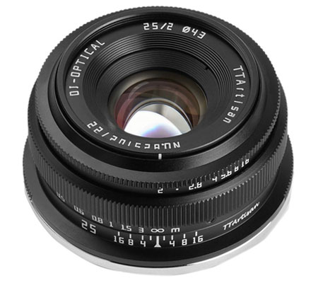 TTArtisan 25mm f/2 for Nikon Z Mount APSC
