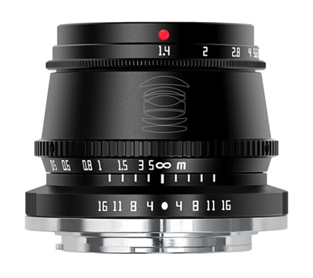 TTArtisan 35mm f/1.4 for Fujifilm X Mount APSC Black