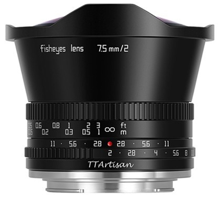 TTArtisan 7.5mm f/2 Fisheye for Sony E Mount