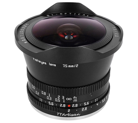 TTArtisan 7.5mm f/2 Fisheye for Sony E Mount APSC