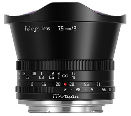 TTArtisan 7.5mm f/2 Fisheye for Micro Four Third Mount