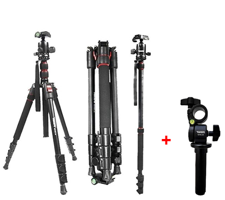 Takara Rover 66 Tripod Monopod + Takara OHA-25 (Overhead Arm Bracket)