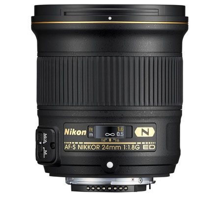 Nikon AF-S 24mm f1.8G ED N