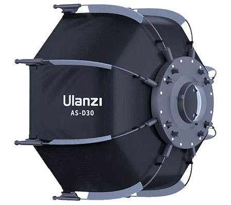 Ulanzi AS-D30 Octagonal Softbox 30cm with Mini Bowens Mount & Grid