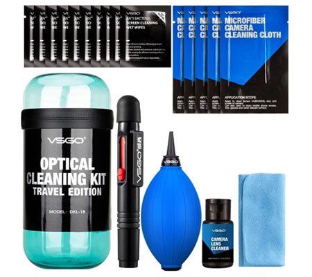 VSGO Camera Cleaning Kit Travel Edition (DKL-15) Blue