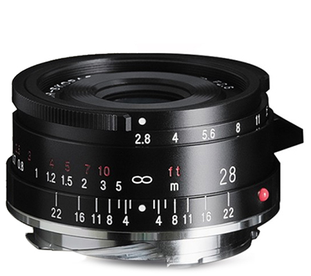 Voigtlander 28mm f/2.8 VM II Color-Skopar Aspherical for Leica M Mount Full Frame Black