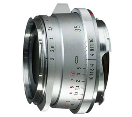 Voigtlander Ultron Vintage Line 35mm f/2 Aspherical Type II VM Lens for Leica M (Silver)