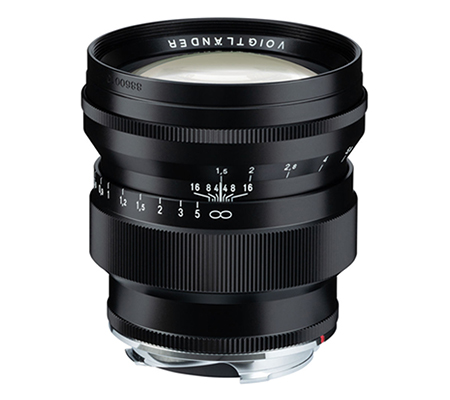 Voigtlander 75mm f1.5 VM Nokton for Leica M Mount Black