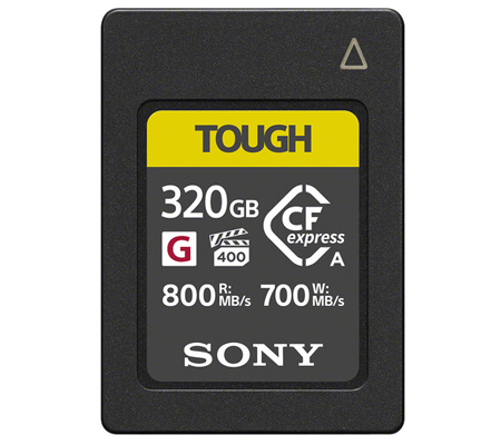 Sony CFexpress Type A 320GB Tough Series (Read 800MB/s and Write 700MB/s)