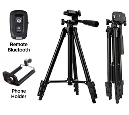 Weifeng 3120A Tripod for Smartphone & Camera with Remote Bluetooth