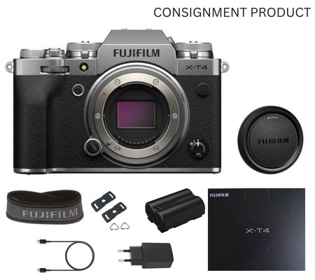 :::USED::: Fujifilm X-T4 BODY SILVER (VG TO E - 090) - CONSIGNMENT