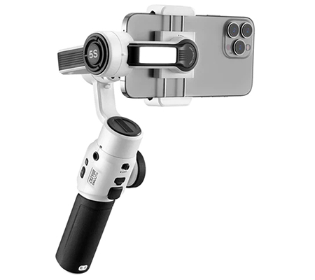 Zhiyun Smooth-5S Combo Gimbal Stabilizer for Smartphone White