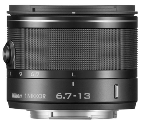 Nikon 1 Nikkor 6.7-13mm f/3.5-5.6 VR Black.