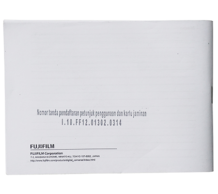 Manual Book Fujifilm XT1