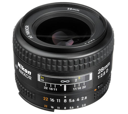 Nikon AF 28mm f/2.8D.
