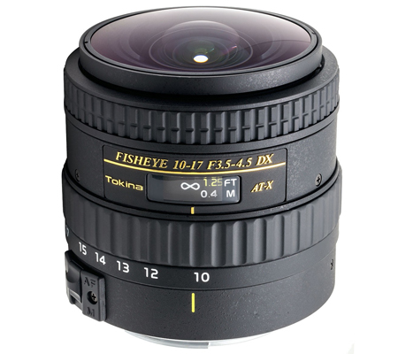 Tokina for Canon 10-17mm f/3.5-4.5 AT-X 107 AF DX NH Fisheye