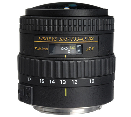 Tokina for Canon 10-17mm f/3.5-4.5 AT-X 107 AF DX NH Fisheye