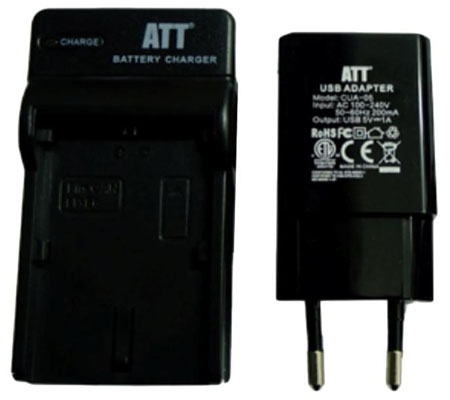 ATTitude DC-NIK-09 Charger for Nikon P7000/P7100/P7700/D3000 Series/D5500/D5300/DF