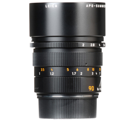 Leica 90mm f/2 APO Summicron-M ASPH Black (11884)