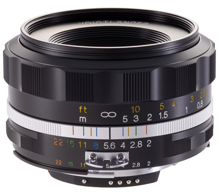 Voigtlander for Nikon F Ultron 40mm f/2 SL IIS Aspherical Lens Black