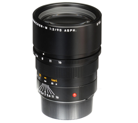 Leica 90mm f/2 APO Summicron-M ASPH Black (11884)