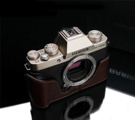 Gariz XS-CHXT100BR Half Case for Fuji X-T100 Brown