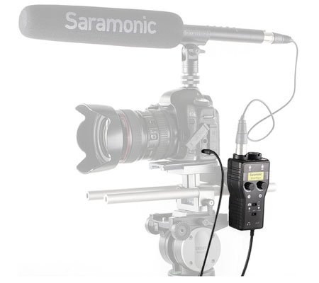 Saramonic SmartRig+ 2-Channel XLR Microphone Audio Mixer