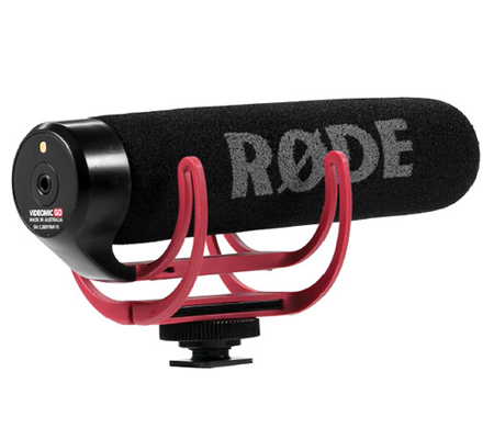 Rode VideoMic GO Lightweight On-Camera Microphone
