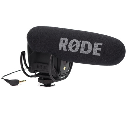 Rode VideoMic Pro with Rycote Lyre Suspension Mount