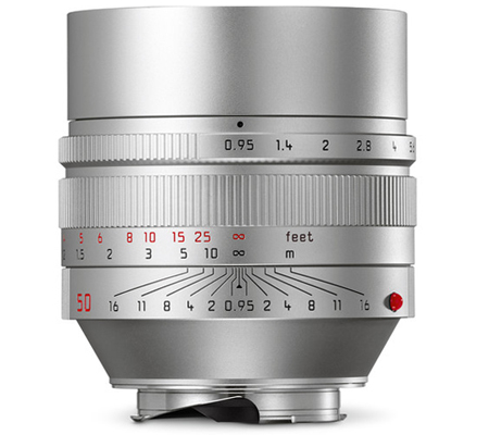 Leica 50mm f/0.95 Noctilux-M ASPH Silver (11667)