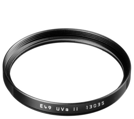 Leica E49 UVa II Filter Black (13035)