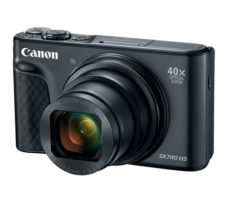 Canon PowerShot SX740 HS Digital Camera (Black)