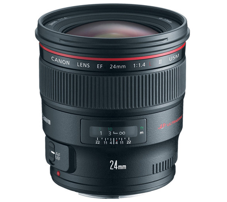 Canon EF 24mm f/1.4L II USM.