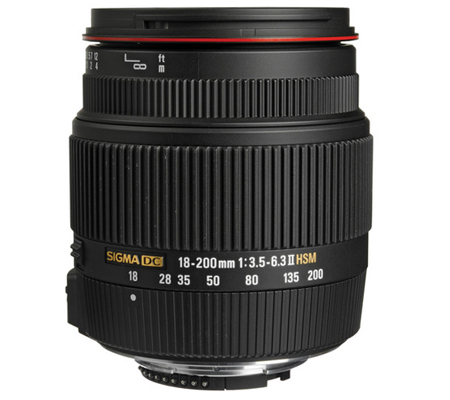 Sigma for Nikon 18-200mm f/3.5-6.3 II DC OS HSM