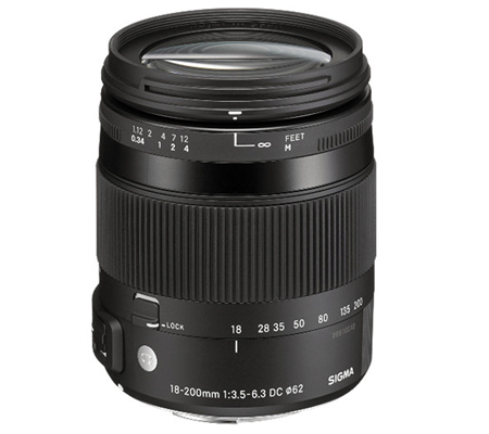 Sigma 18-200mm f/3.5-6.3 DC Macro OS HSM Contemporary for Nikon F Mount APSC.