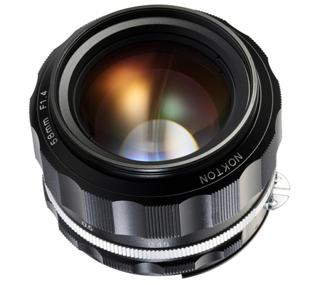 Voigtlander for Nikon Nokton 58mm f/1.4 SL II S Lens Black