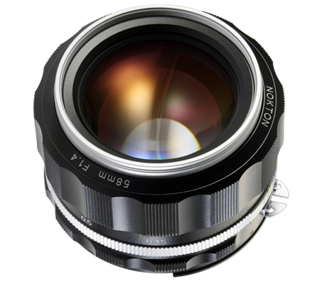 Voigtlander for Nikon Nokton 58mm f/1.4 SL II S Lens Silver