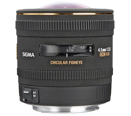 Sigma for Canon 4.5mm f/2.8 EX DC Circular Fisheye HSM.