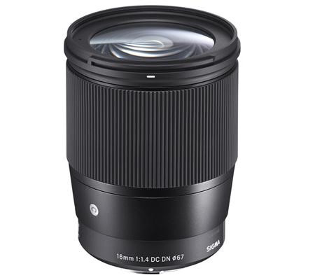 Sigma 16mm f/1.4 DC DN Contemporary for Sony E Mount APSC