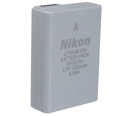 Nikon EN-EL14a Battery for Nikon DF/D3100/D3200/D3300/D5100/D5200/D5300/D5500/D5600