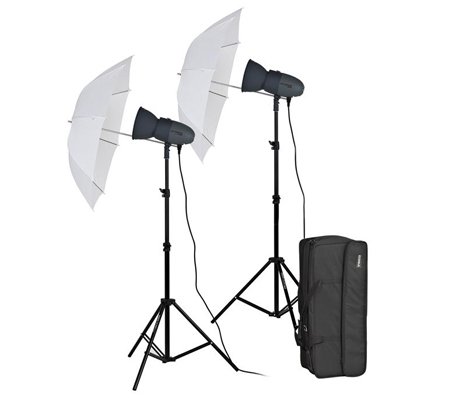 Visico VL-400+ 220V Umbrella Studio Lighting Kit