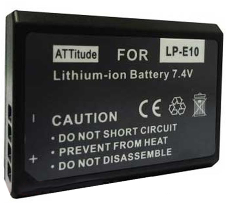 ATTitude Canon LP-E10 Battery for Canon EOS 1300D/1200D/1100D.