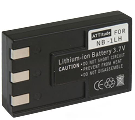 ATTitude Canon NB-1LH Battery for CanonIXUS S100/S110/S200/S230/S300/S330/S400/S410/S500