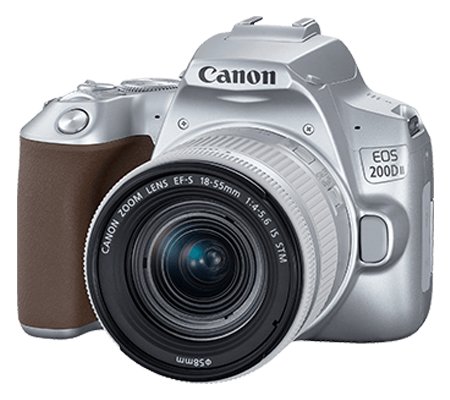 Canon EOS 200D Mark II with lens 18-55mm Silver