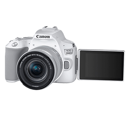 Canon EOS 200D Mark II with lens 18-55mm White