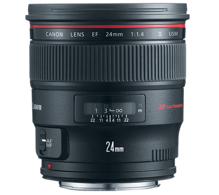 Canon EF 24mm f/1.4L II USM.