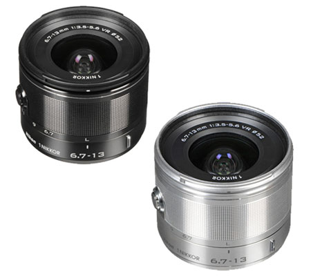 Nikon 1 Nikkor 6.7-13mm f/3.5-5.6 VR Silver.