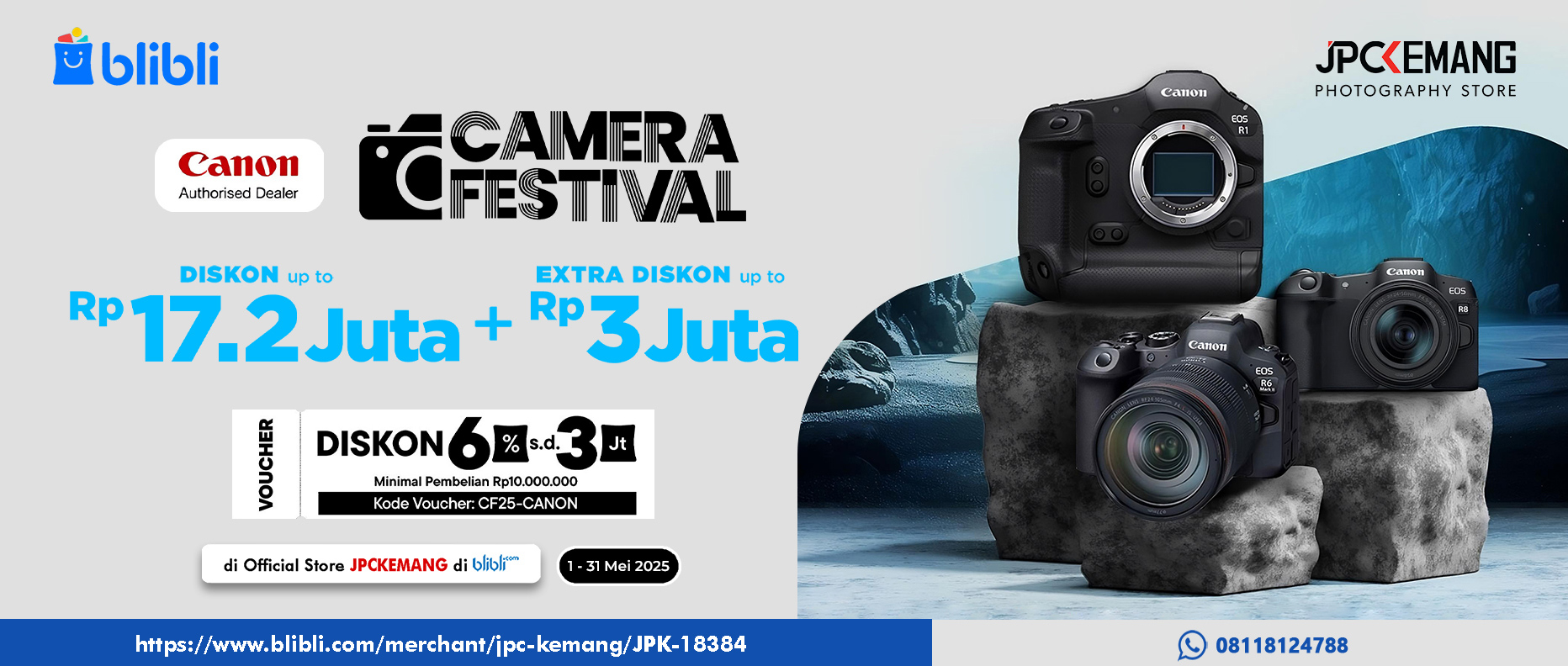 Diskon Canon di Blibli JPC Kemang