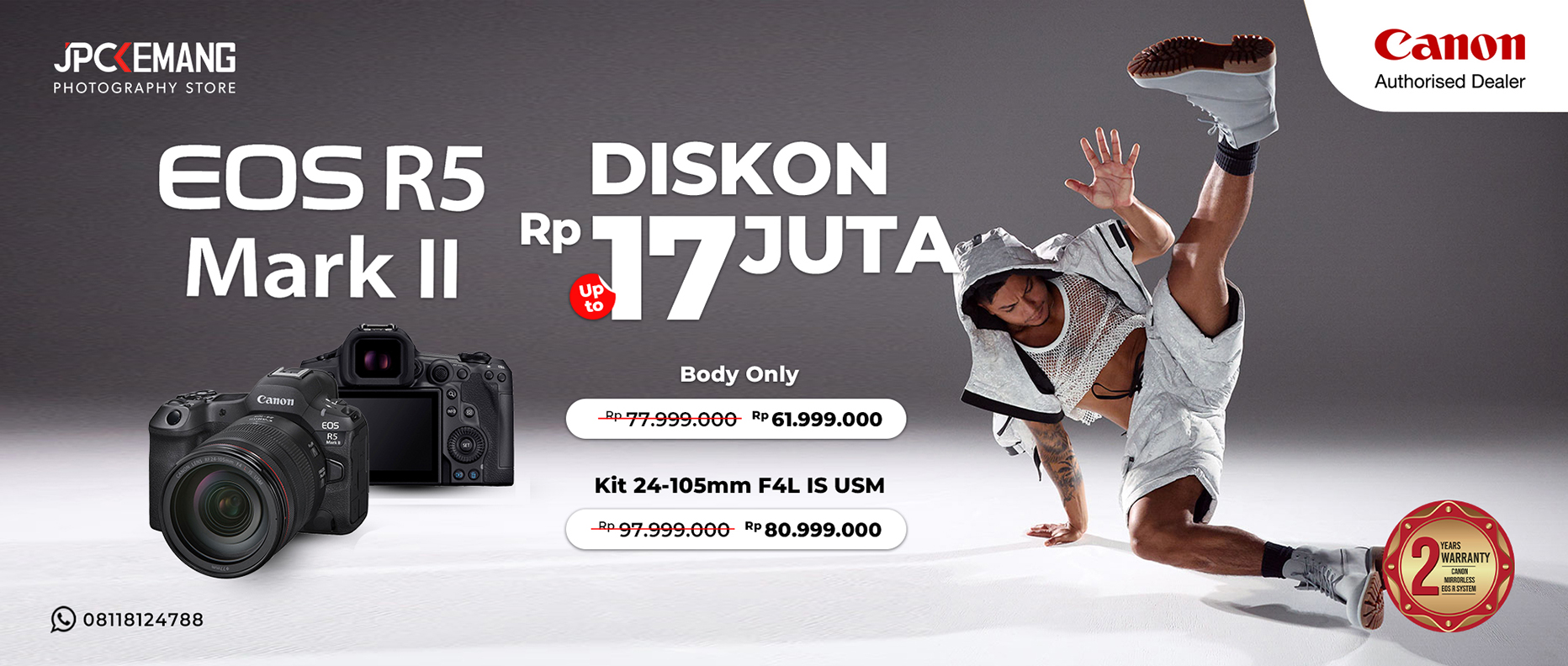 Diskon Canon EOS R5 II