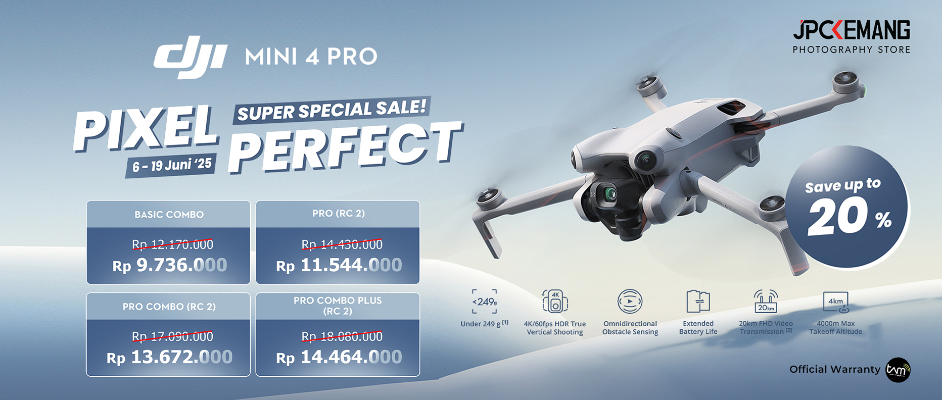 Diskon DJI Mini 4 PRO